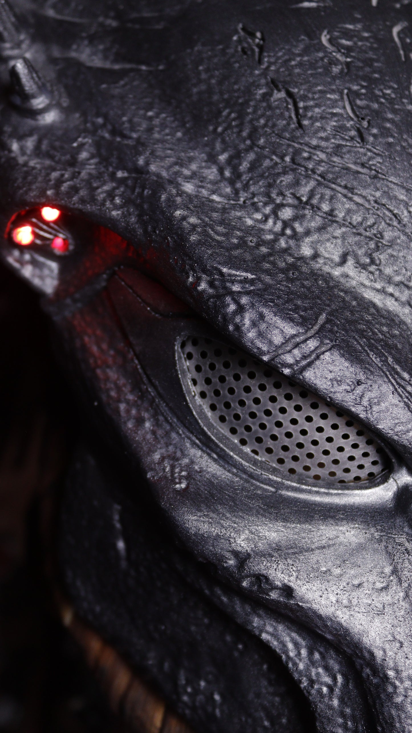 Biohelmet, Biocasco Depredador WOLF (Aliens vs predator 2, 2007) Pieza de colección, incluye luz LED