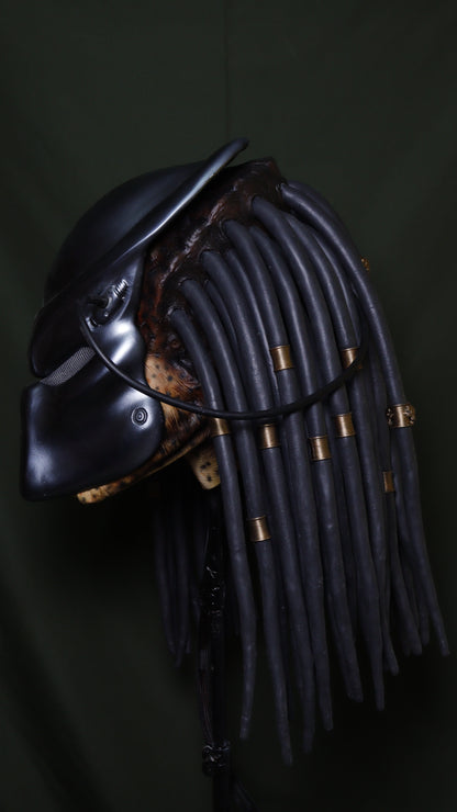 Máscara clásica Depredador 1987 animatronica, con Biohelmet