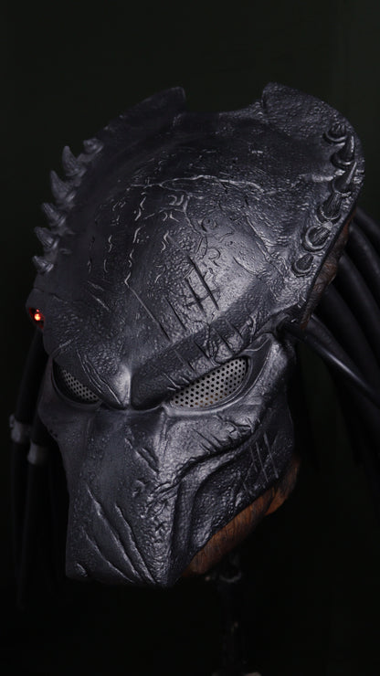 Biohelmet, Biocasco Depredador WOLF (Aliens vs predator 2, 2007) Pieza de colección, incluye luz LED