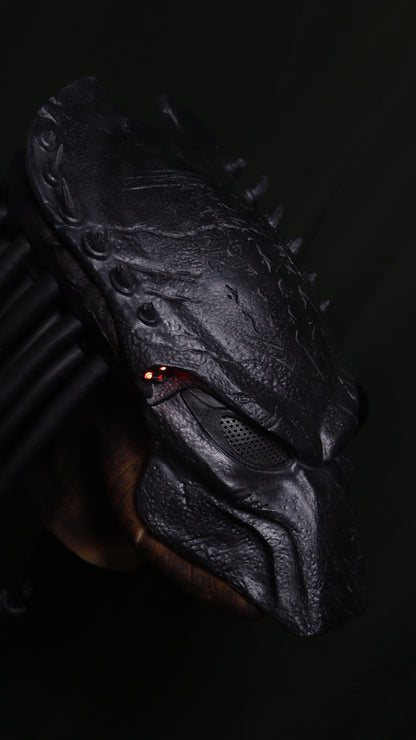 Biohelmet, Biocasco Depredador WOLF (Aliens vs predator 2, 2007) Pieza de colección, incluye luz LED