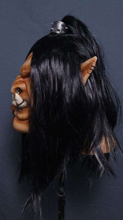 Máscara de Orco DUROTAN Warcraft, Realista, Látex liquido natural
